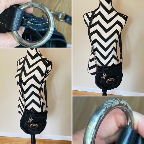 B. Makowsky Leather Crossbody - Picture 2 of 11